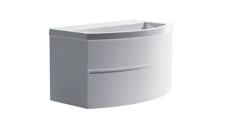 Тумба с раковиной Astra-Form Венеция 2.0 03100004+04010022 80 см белый матовый